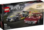 LEGO 76903 Speed Champions Chevrolet Corvette C8.R ja 1968 Corvette ehituskomplekt