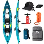 T&auml;ispuhutav kajakk Aqua Marina STEAM ST-412 2-kohaline, ujuva r&otilde;ngaga