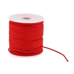 Paracord k&ouml;is 2 mm, 6 niiti, punane, tugev, telgi lisatarvik
