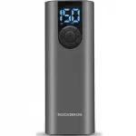 Rockbros elektriline jalgrattapump 10 bar LED USB-C must