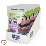 Animal Island kassitoit linnu- ja lambalihaga puljongis, 12 x 85 g