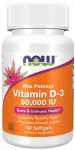 D3-vitamiin NOW Foods 50000 IU 50 kapslit
