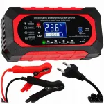 Automaatne aku laadija LCD-ekraaniga, 12V/24V, 8A