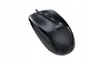 Juhtmega optiline hiir Genius DX-150X, 1000 DPI, must, paremak&auml;elistele, USB