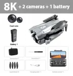 Droon Z908 Pro Max 8K, kahe kaameraga, WiFi, FPV, harjadeta mootor, laetav
