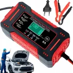 Automaatne 12V akulaadija LCD-ekraaniga