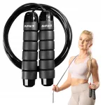 H&uuml;ppen&ouml;&ouml;r DrFit, reguleeritav, laagritega, must, 2,8 m