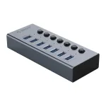 USB 3.0 jagaja, 7 porti, l&uuml;lititega, 5Gbps