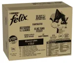 Felix Fantastic kassitoit želees, 120 x 85 g, veiseliha, l&otilde;he, kana, tuunikala