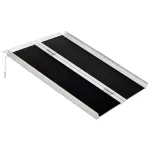 Kokkupandav alumiiniumist ratastoolramp, 270 kg, 91 x 72 x 5 cm