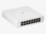 UBIQUITI UniFi v&otilde;rgul&uuml;liti, 16 porti, gigabit, PoE, koduseks paigaldamiseks