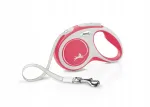 Rihm Flexi New Comfort, lint, S, 5 m, kuni 15 kg, punane
