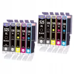 CANON PIXMA IP4850, IP4950, MG5150, MG5250, MG5350 tindikassetid, 10 tk, XL