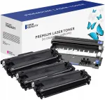 Vahetuskomplekt 3x tooner TN2421 + 1x trummel DR2401 Brother printeritele