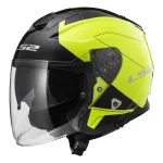LS2 OF521 Infinity avatud kiiver, kollane, S suurus