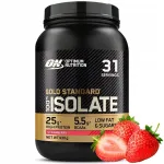 Valgupulber Optimum Nutrition Gold Standard Isolate 930g, maasika maitsega