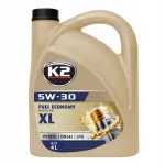 Mootori&otilde;li K2 TEXAR 5W30 XL, s&uuml;nteetiline, 4 l