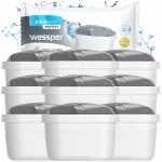 WESSPER AQUAMAX PROTECT veefiltri kassettid, 10 tk, sobib BRITA ja DAFI kannudele karedale veele