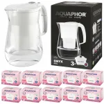 AQUAPHOR ONYX valge veefiltrikann 10 Maxfor Mg filtrikomplektiga