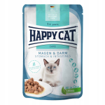 Happy Cat Sensitive m&auml;rg kassitoit tundliku seedimisega, kastmes, 85 g