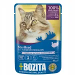 Pehme kassitoit Bozita Indoor & sterilised kalkunilihaga želees 85g