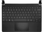 Brydge SPX+ juhtmevaba klaviatuur puutetundliku puldiga, QWERTY, plaatinav&auml;rv