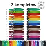 Kaelarihmade (26&ndash;40 cm) ja otste rihmade (1,2 m) komplekt, 13 t&uuml;kki