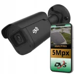 V&auml;lise IP kaamera DVS, 5 MP, PoE, mikrofoniga, must