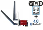 Sisene WiFi v&otilde;rgukaart 1200ac 2,4/5GHz Bluetooth 4.0-ga