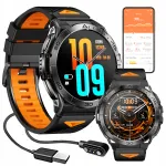 Meeste nutikell GlacierX Dash, AMOLED-ekraan, IP68, must