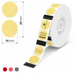 Isetekivad termilised sildid Niimbot D11/D110/D101/H1S, 14x28 mm