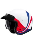 Avatud mootorrattakiiver HJC V31 EMGO valge/sinine, suurus M