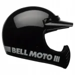 Motorratturi kiiver BELL MOTO-3 Classic must, suurus XXL