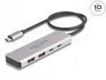 USB-C jagaja Delock 64230, 2x USB-A, 2x USB-C, 10 Gbps, 35 cm kaabel