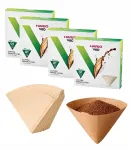 Hario V60-01 kohvipaberfiltrid, pruunid, 4 x 40 tk