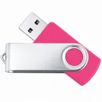 USB m&auml;lupulk TWISTER 128GB, roosa, USB 2.0
