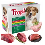 Koeratoit konservides TROPI, 4 maitsekomplekti, 12 x 100 g (1,2 kg)