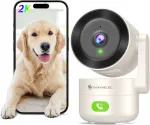 Sise IP kaamera SYMYNELEC 2K 4MP, 360&deg;, WiFi, IR &ouml;&ouml;vaade, Alexa-ga