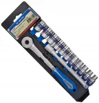 KING TONY 3213MR 3/8" 8-19 mm padrunv&otilde;tmete komplekt padrunv&otilde;tme ja pikendusega, 13 osa