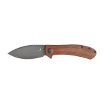 Kokkuk&auml;iv nuga Trollsky Knives Mandu, terasest tera, pruun Micarta k&auml;epide