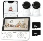 Videolikamera WiFi-ga, 2 kaamerat, 4MP, 4x suum, 5.5" LCD-ekraan
