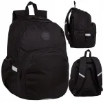 Mitme sektsiooniga CoolPack RIDER Rpet4 kooliseljakott must