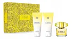Komplekt Versace Yellow Diamond: tualettvesi 50 ml, losjoon 50 ml, du&scaron;igeel 50 ml