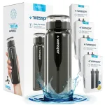 Wessper ActiveMax Clarti 0,68 l must veefiltriga pudel 9 filtriga