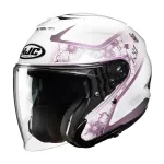 Motojuhile kiiver HJC I31 Iona valge/roosa, suurus S