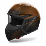 Motorratturi kiiver AIROH J110 SLIM BRONZE, mattpruun ja must