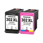 Tindipatrunid HP 302, sobivad Envy 4520, OfficeJet 4650, 3830, 5200, DeskJet 3630, 1110, 2130