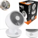 Lauaventilaator NEO TOOLS 90-016, valge, 45 W, 3 kiirust