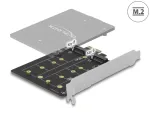 PCIe x1 kaart Delock 90432, 2 sisemist M.2 Key B pesa