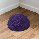 Poolkera massaažipall, violetne, jalgadele ja pilatese treeningule